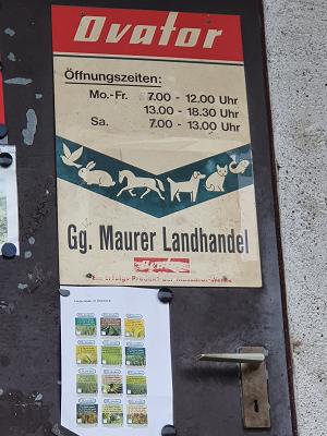 Georg Maurer, Mühle, Groß- und Einzelhandel